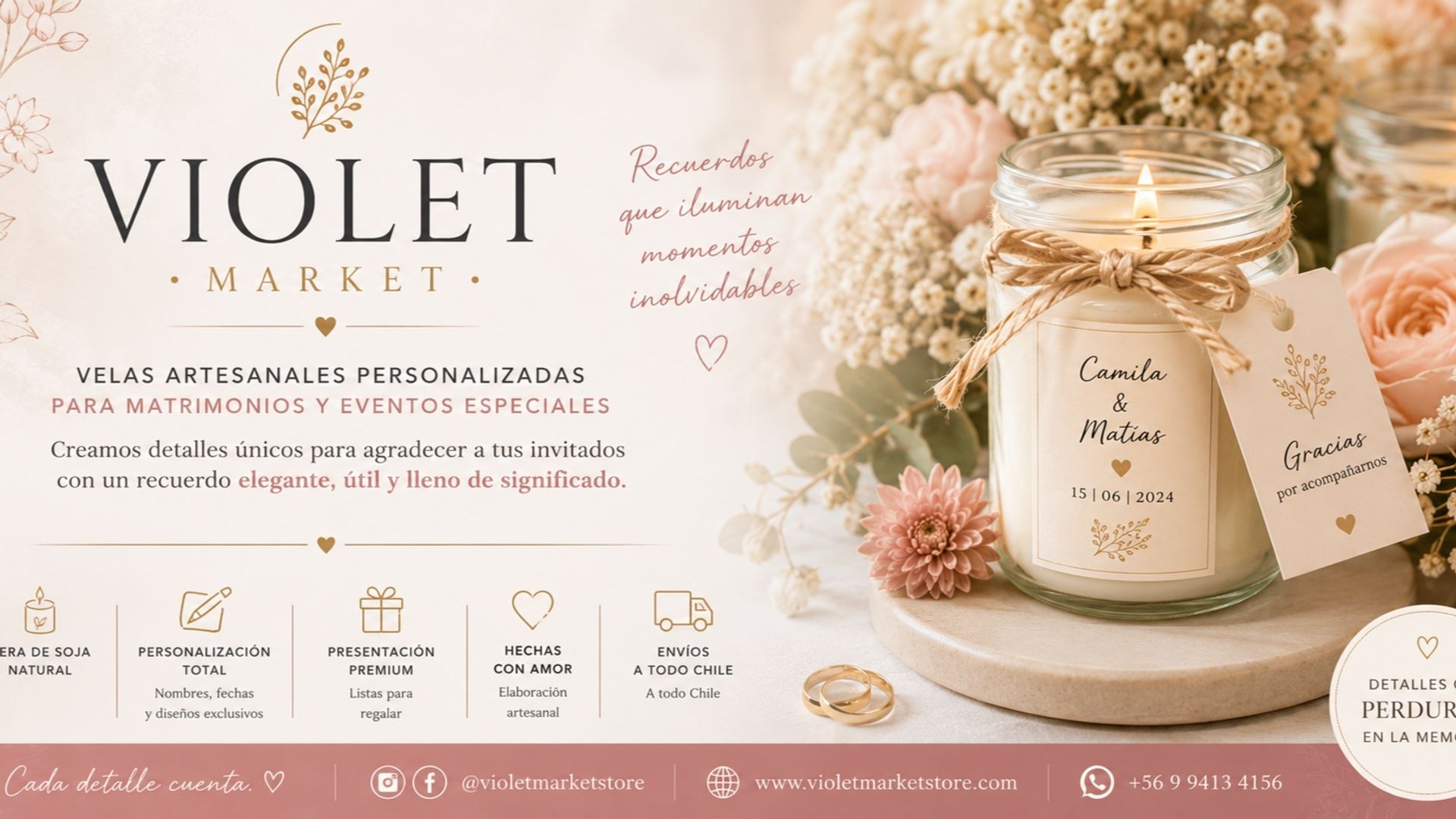 Violet Market Store - Recuerdos para Matrimonios en Weddy