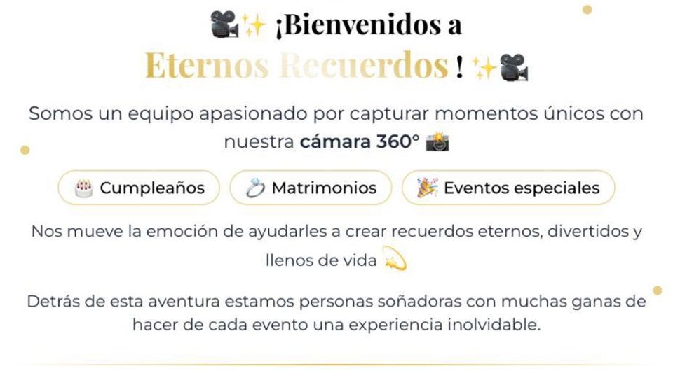 Eternos Recuerdos 360 - Photobooth para Matrimonios en Weddy