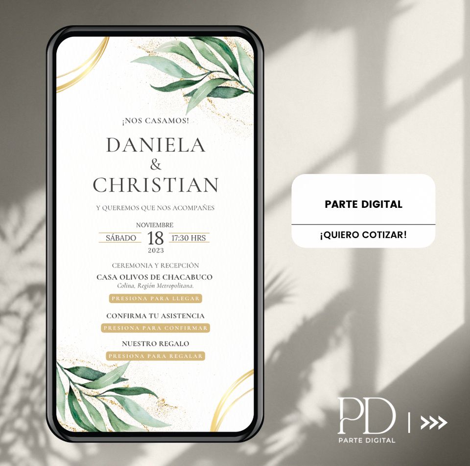 Foto 11 de Partes digitales - Invitaciones para Matrimonios