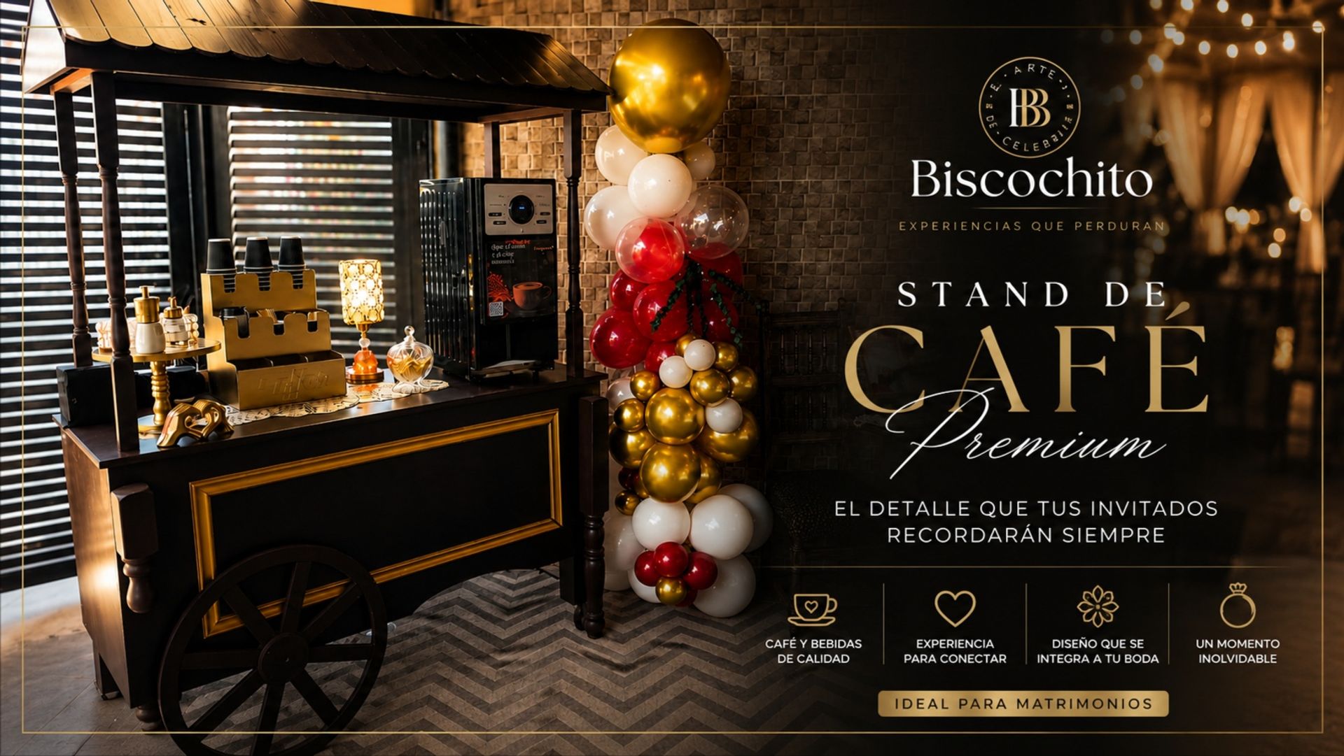 Biscochito - Decoración para Matrimonios en Weddy