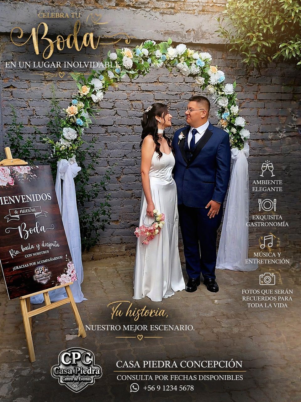 Foto 6 de Centro de eventos Casa Piedra Concepción - Lugares para matrimonio