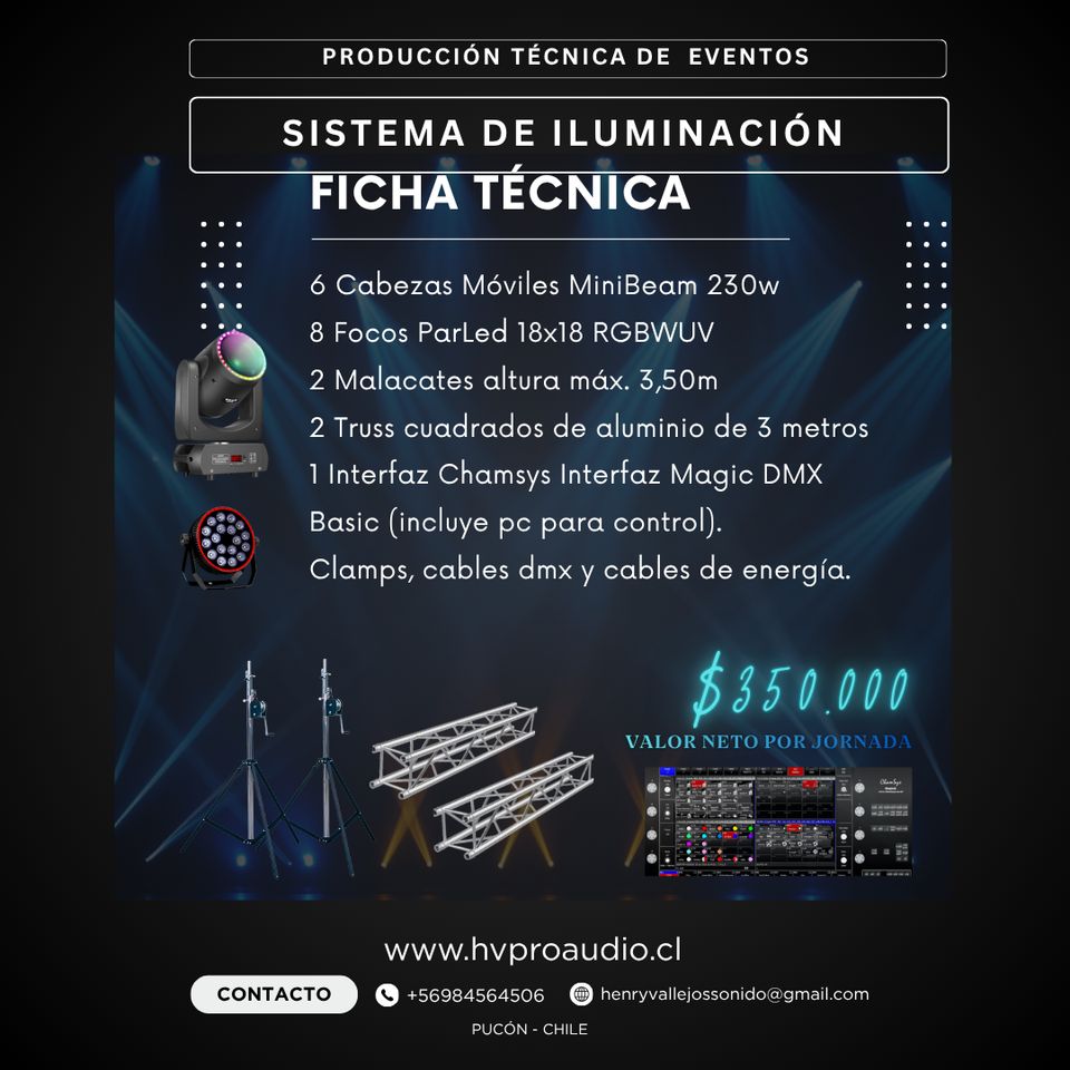 Foto 4 de Hvproaudio.cl - Iluminación y Producción para Matrimonio