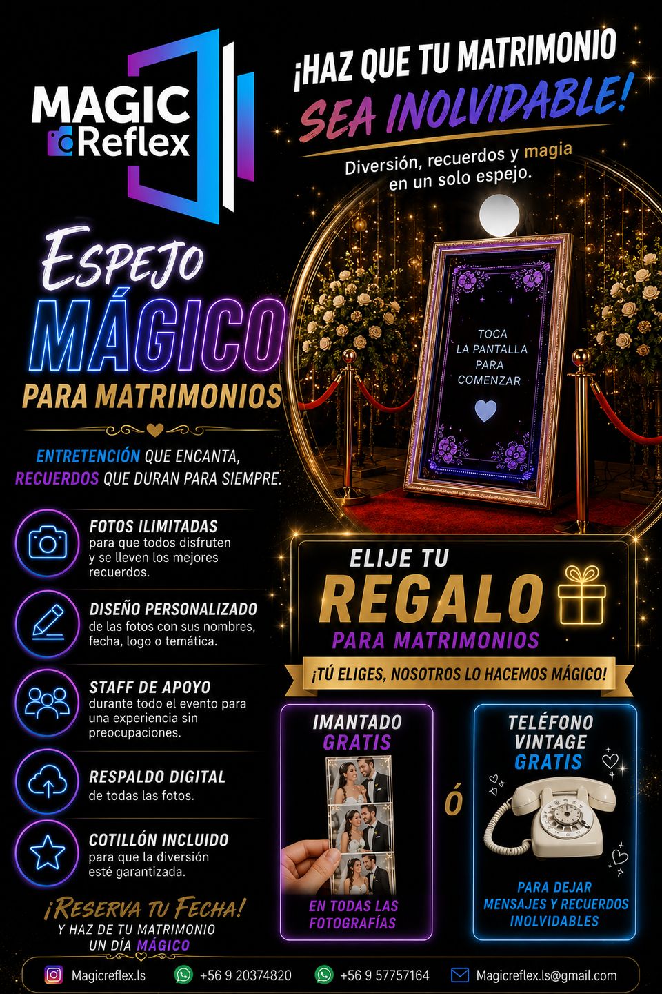 Foto 8 de Magic Reflex - Photobooth para Matrimonios