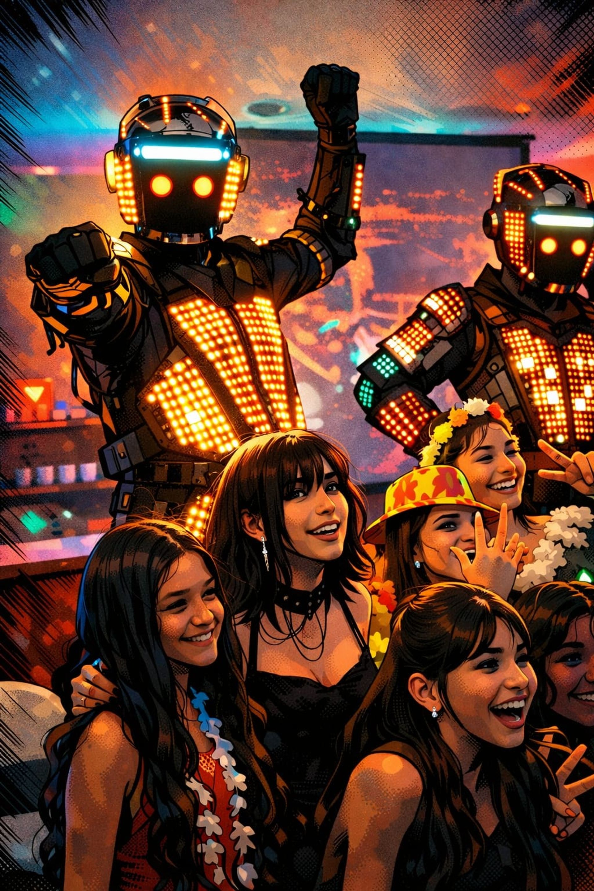 Foto 1 de ROBOT LED RGB TEMUCO - Animación para Eventos y Matrimonios