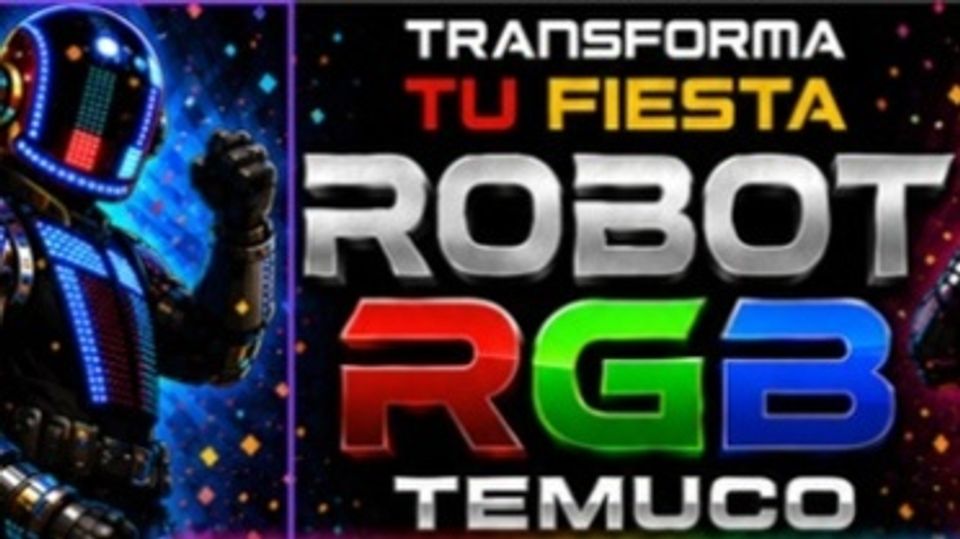 ROBOT LED RGB TEMUCO - Animación para Eventos y Matrimonios en Weddy