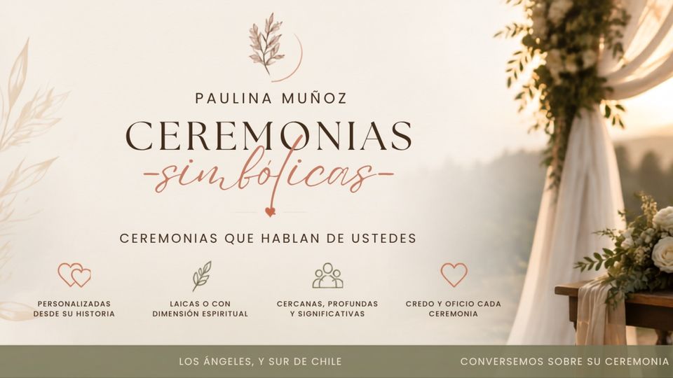 Paulina Muñoz | Ceremonias Simbólicas - Wedding Planner para Matrimonios en Weddy