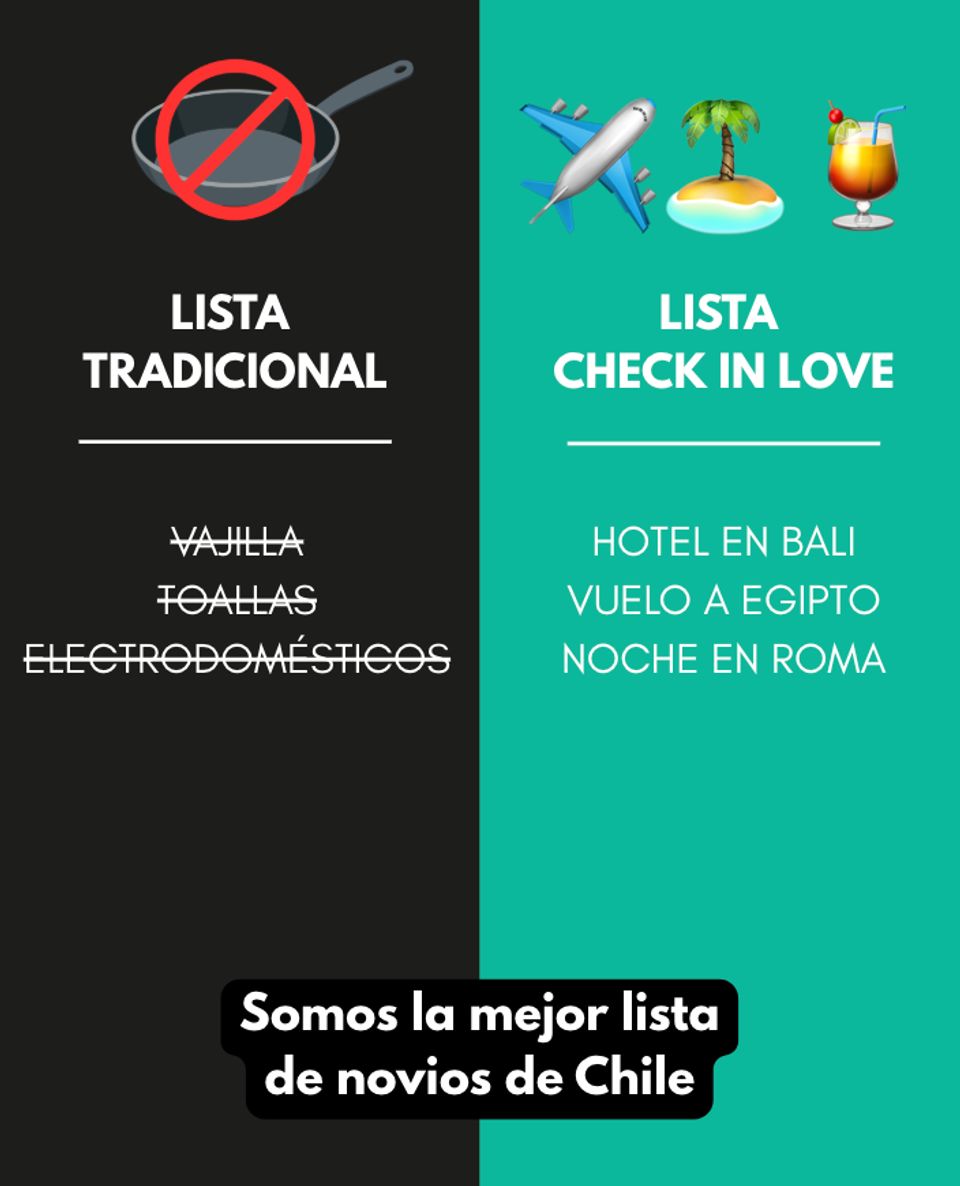 Foto 7 de Check in Love - Lista de Novios para Matrimonios