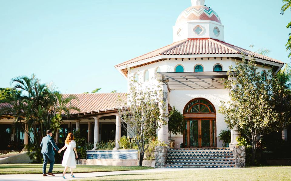 Lugar preparado para celebrar un matrimonio en Chile