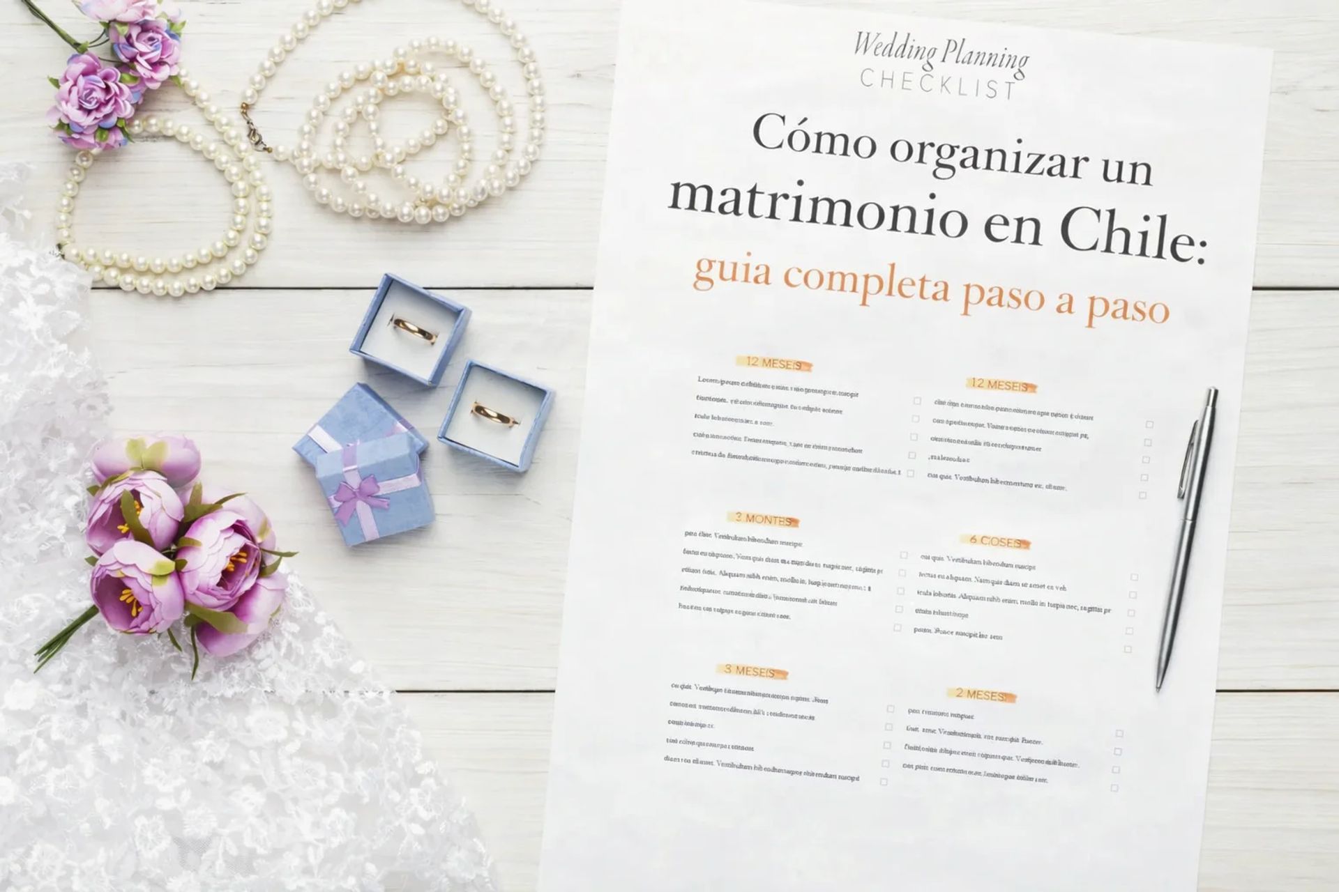 Cómo organizar un matrimonio en Chile: guía completa paso a paso - Guías principales en Chile | Blog de matrimonios Weddy