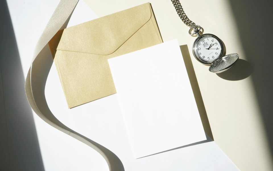 Calendario y plazos para enviar invitaciones de matrimonio