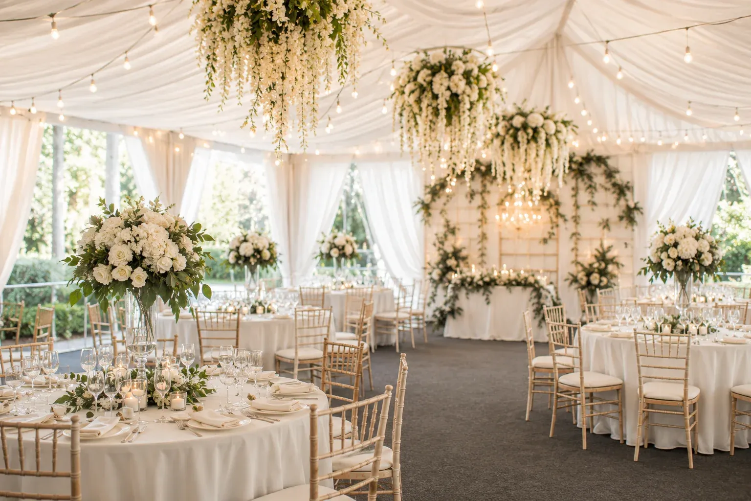 Montaje de un matrimonio con servicios incluidos